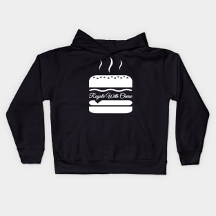 Royale with cheese or quarter pounder with cheese burger Kids Hoodie